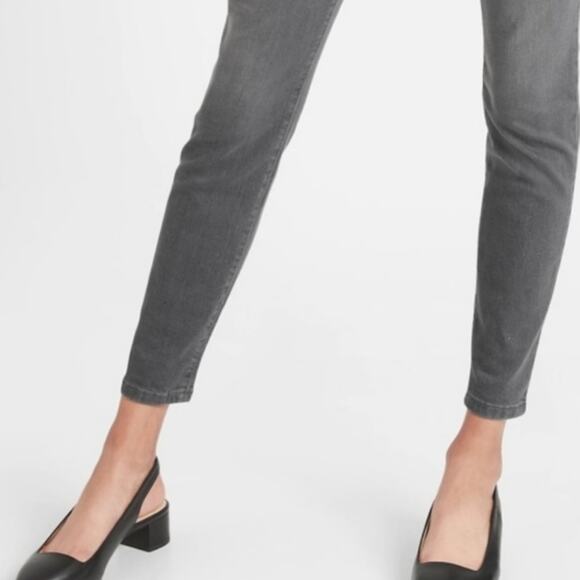 Banana Republic Gray Skinny Jean High Rise Stretch Comfort Size 30/10 - Picture 6 of 15